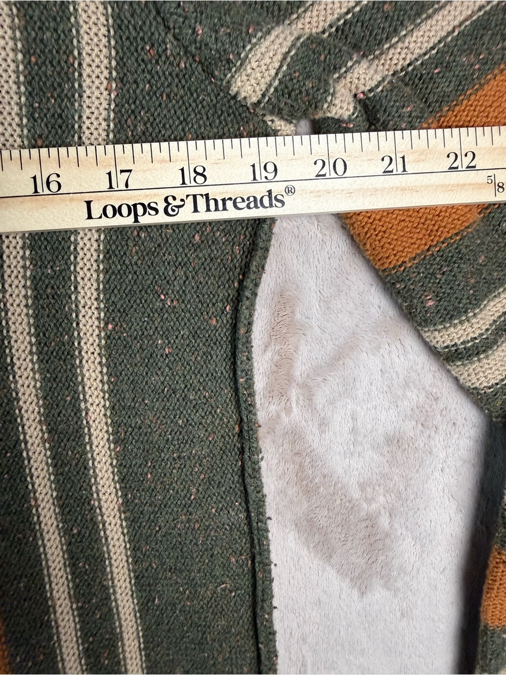 Lucky Brand Baja Hoodie Womens M Striped Boho Southwest Pullover Festival - Picture 6 of 9